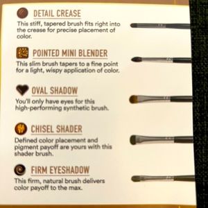 MORPHE eyeshadow brushes